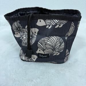 Thirty one‎ drawstring cinched small tote lunch bag Hedgehog